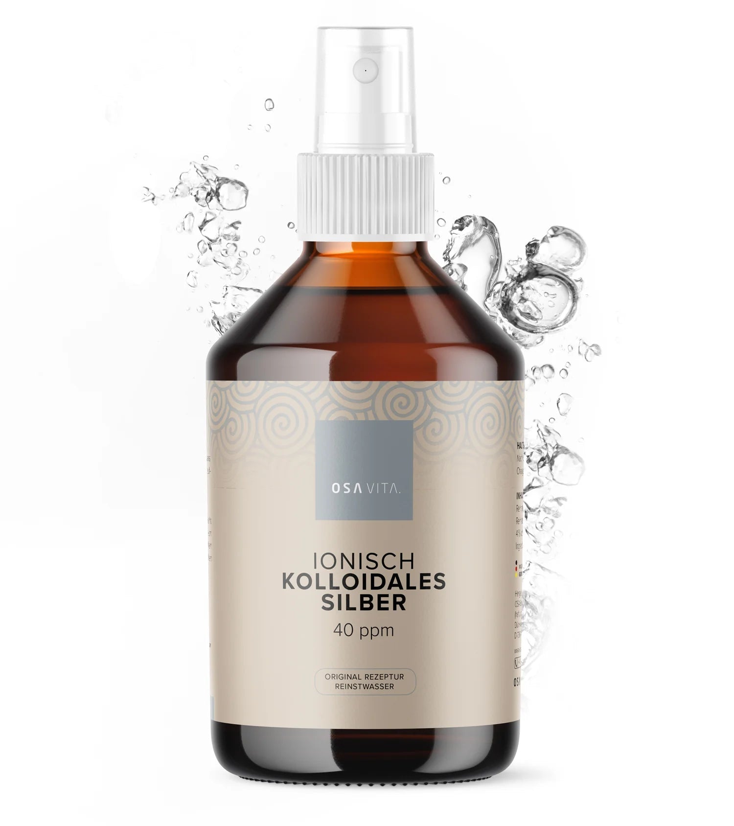 Colloïdaal zilver 40 ppm - 250 ml - Gonewtra