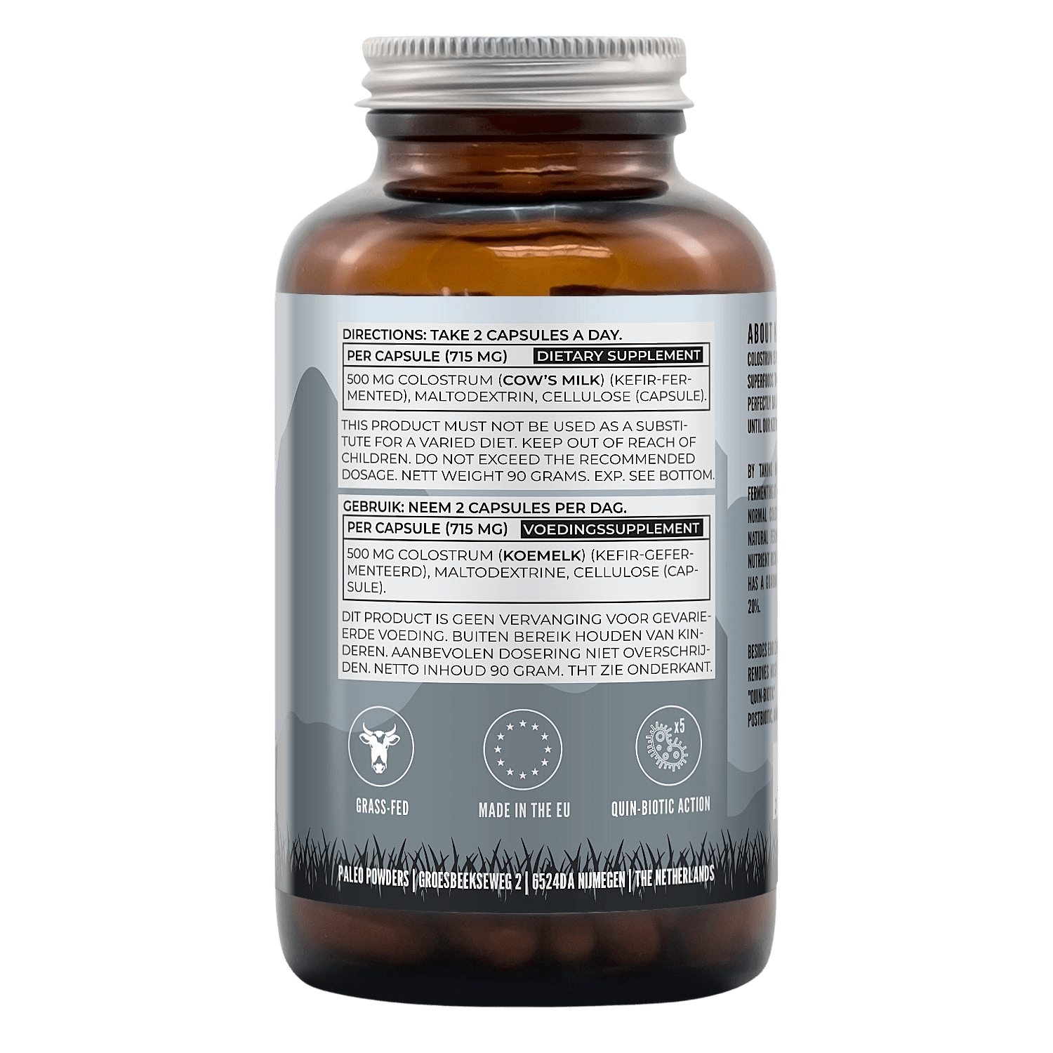 Colostrum - Kefir Gefermenteerd - 120 capsules - Gonewtra