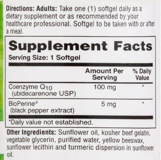 CoQ - 10 met BioPerine® – 60 softgels - Newtraceuticals