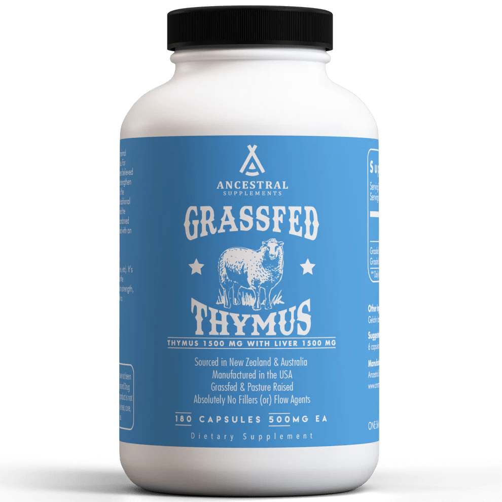 Grasgevoerde Thymus - 180 capsules - Gonewtra