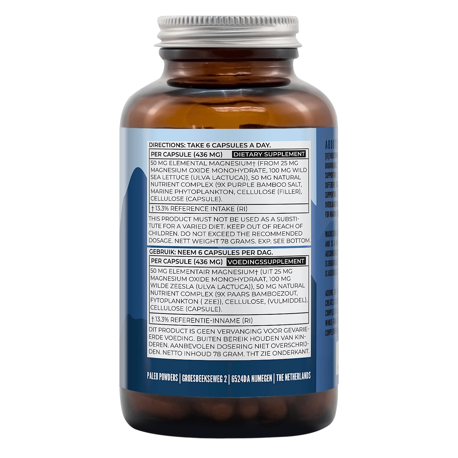 Magnesium - 100% Natuurlijk - Gonewtra