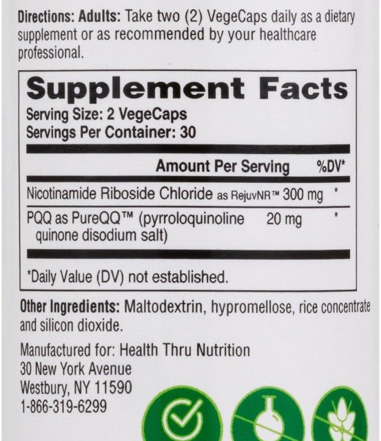 NR met PQQ – 60 capsules - Newtraceuticals