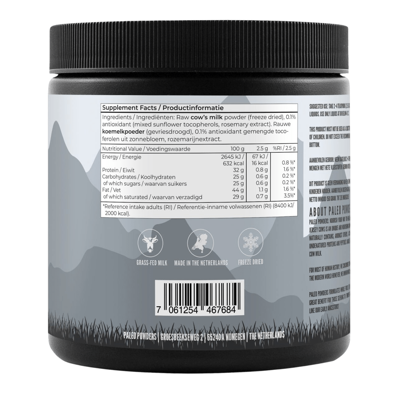 Rauwe A2 Melk - 150 gram - Gonewtra