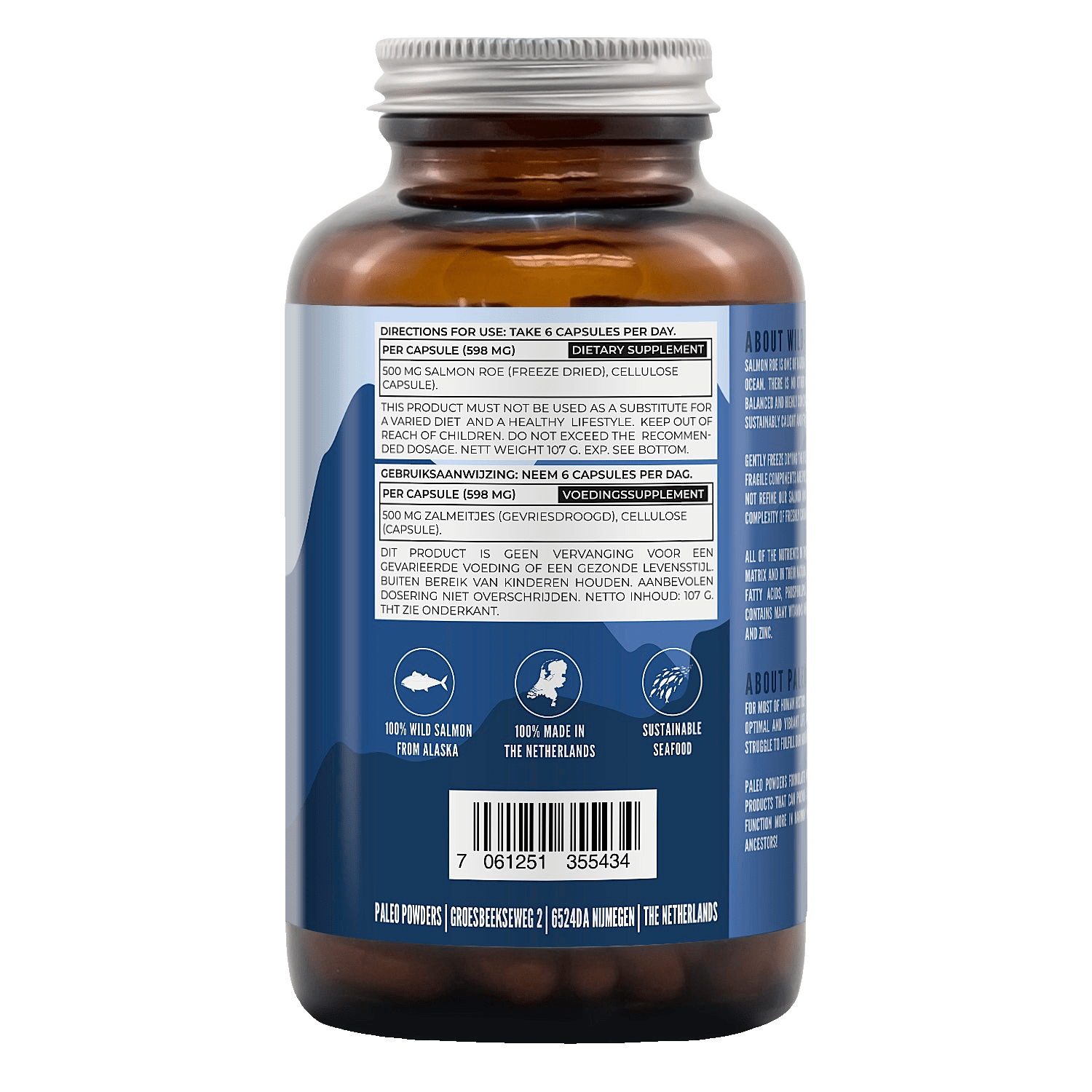 Wilde Zalmeitjes - 180 capsules - Newtra