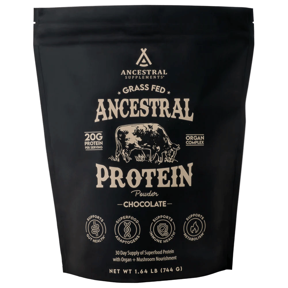 Ancestral Eiwitpoeder - Grasgevoerd - Chocolade - 744 gram - Newtraceuticals