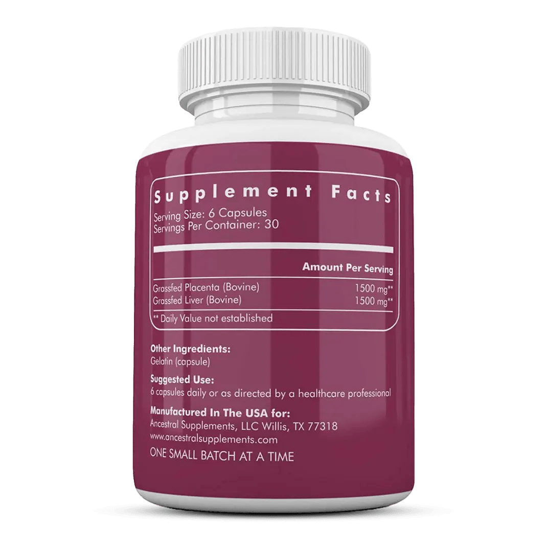 Grass-Fed Placenta | Grass-Fed Organ Supplement