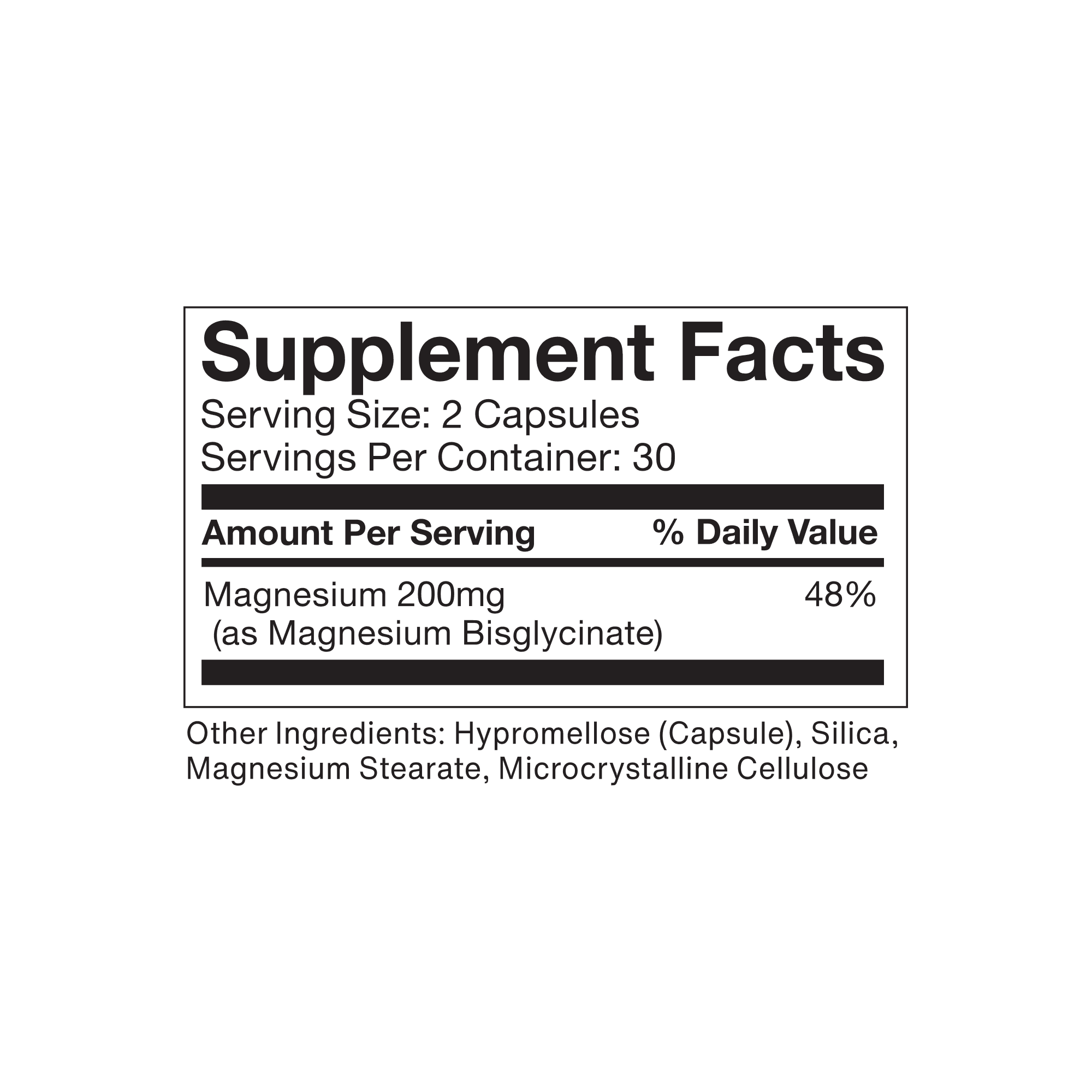 Magnesium bisglycinaat - 30 capsules - Gonewtra