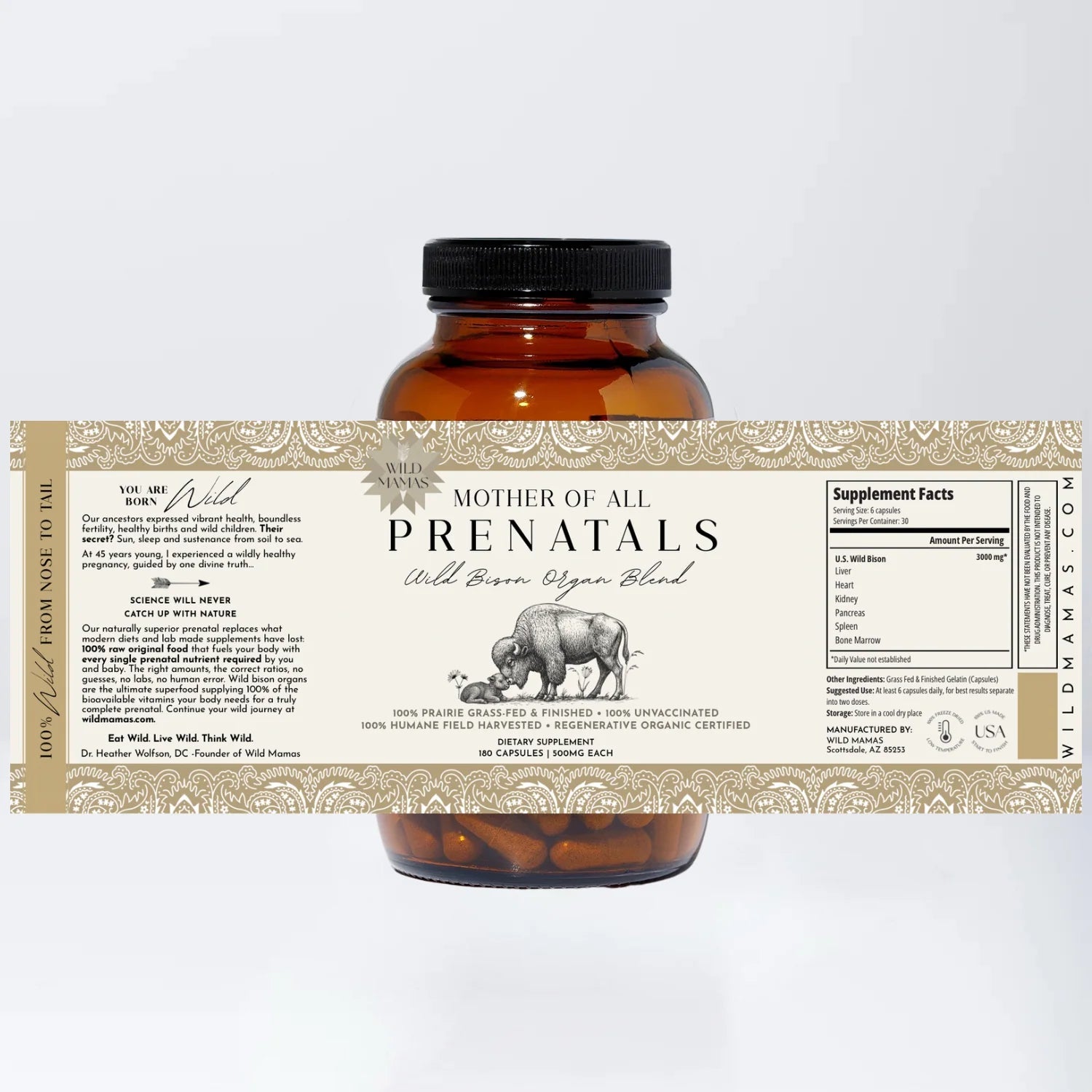 Natuurlijke Zwangerschapsvitaminen - 180 capsules - Gonewtra