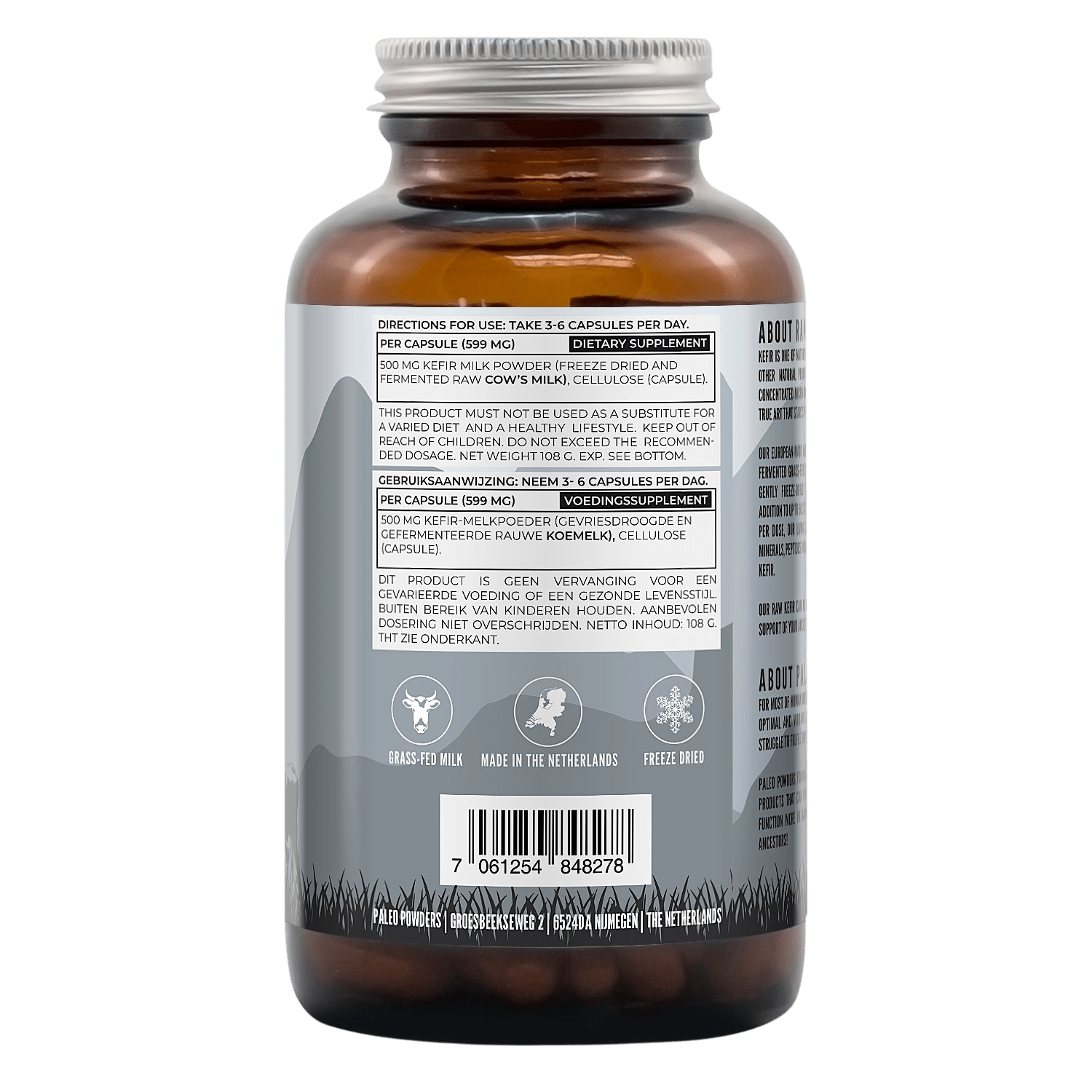 Rauwe Kefir Probiotica - 180 capsules - Gonewtra