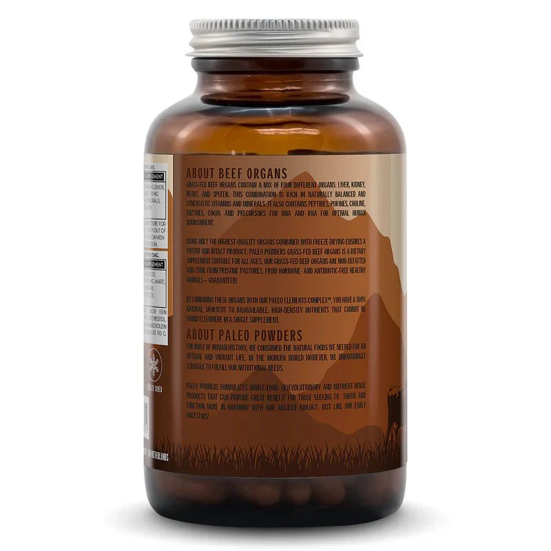 Runder Orgaan Mix - Grasgevoerde Runderen - 180 capsules - Gonewtra